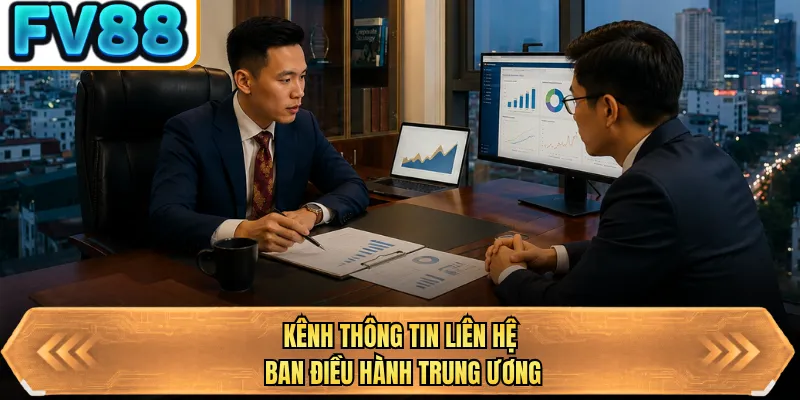 kenh thong tin lien he ban dieu hanh trung uong