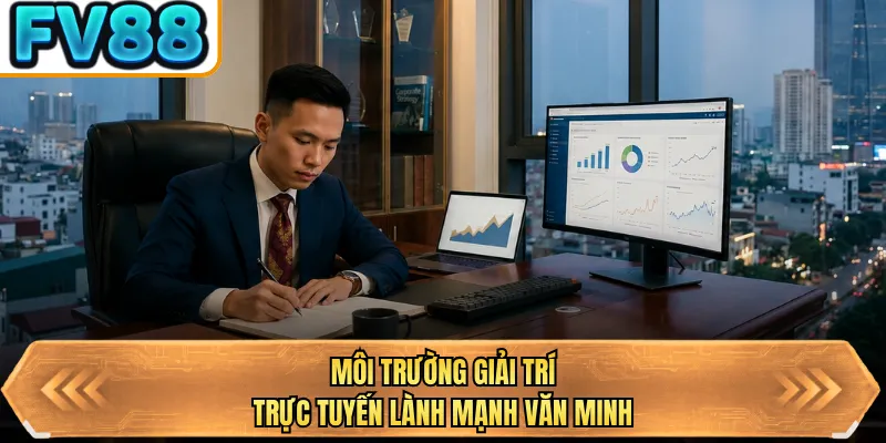 moi truong giai tri truc tuyen lanh manh van minh