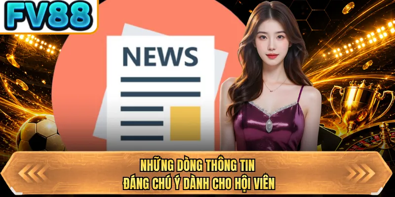 nhung dong thong tin dang chu y danh cho hoi vien
